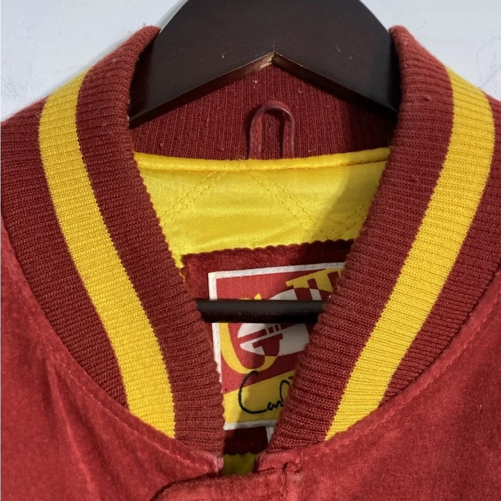 Carl Banks x GIII MEN’S SUEDE LEATHER WASHINGTON REDSKINS JACKET Size 2XL VGC - Picture 6 of 15